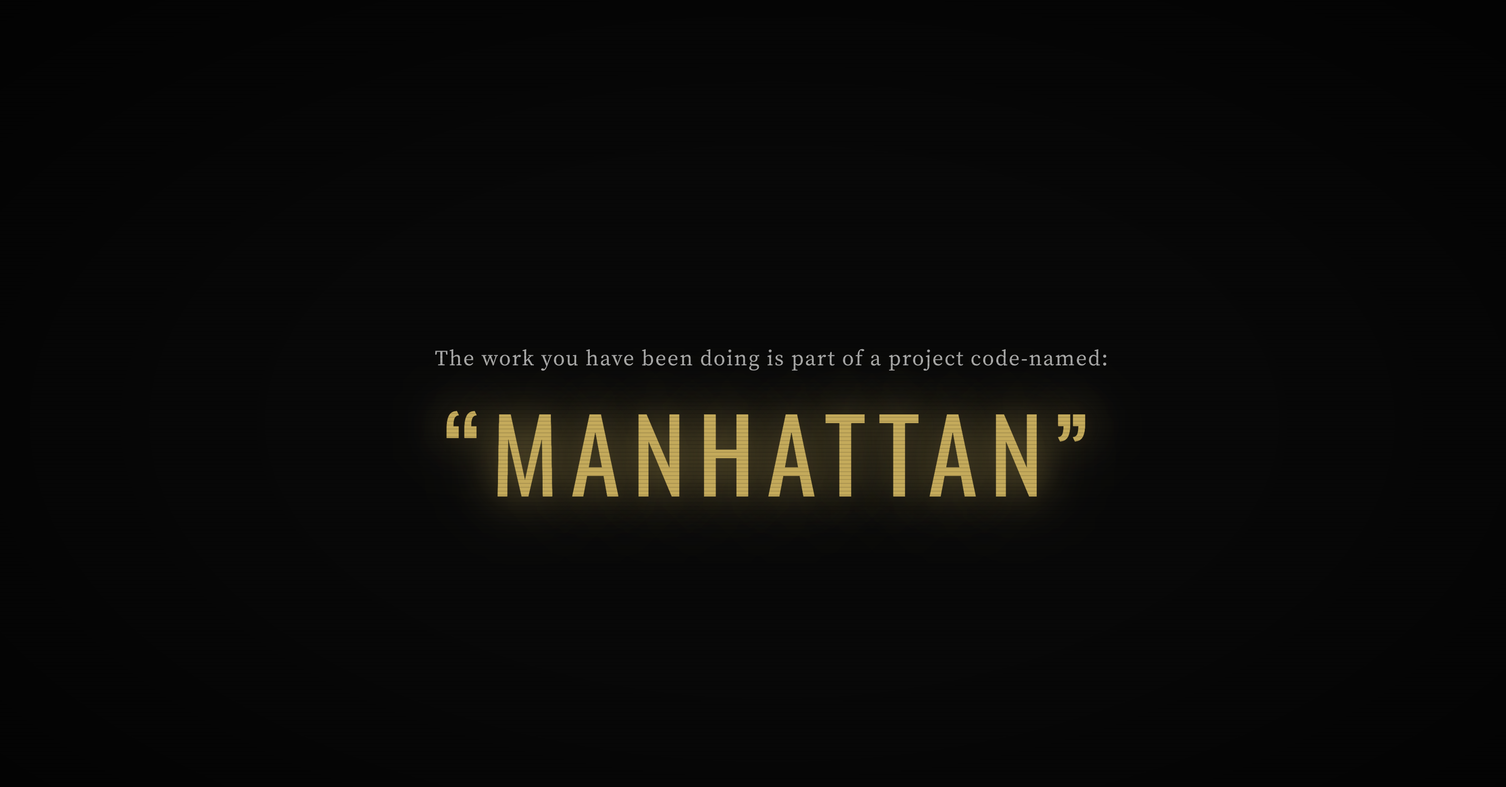 Reveal screen
