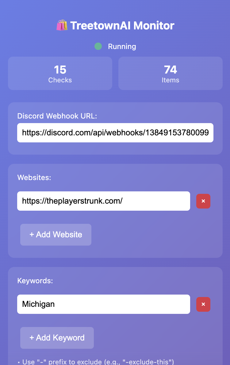 Product alerts